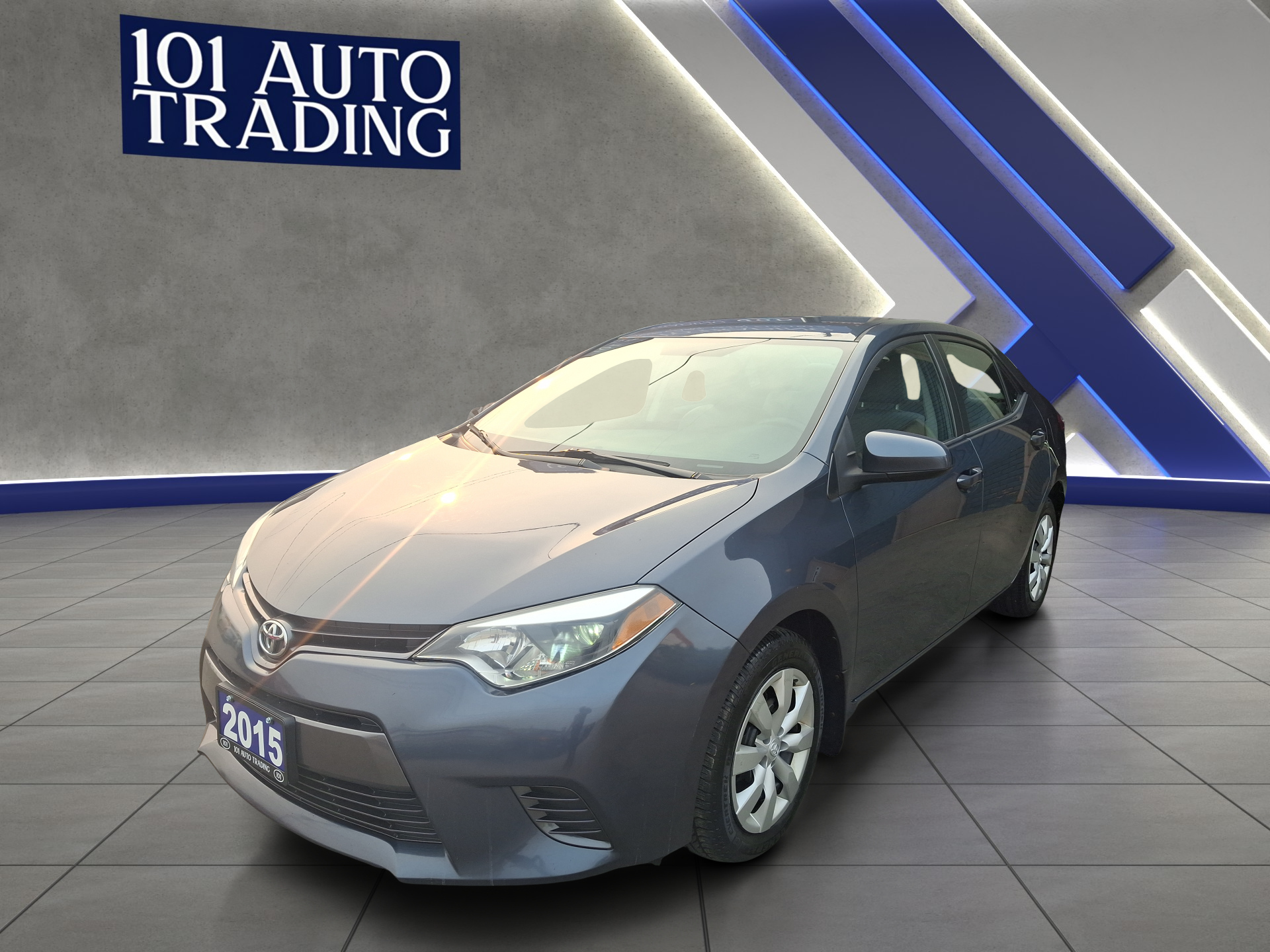 Gray 2015 Toyota Corolla Sedan Front-Wheel Drive Automatic